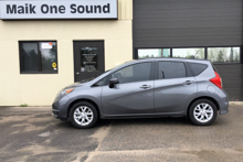 Silver 2019 Nissan Versa Note with professional window tint